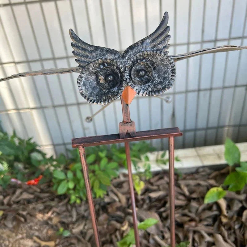 Arte para jardín-Decoración de patio con pájaros