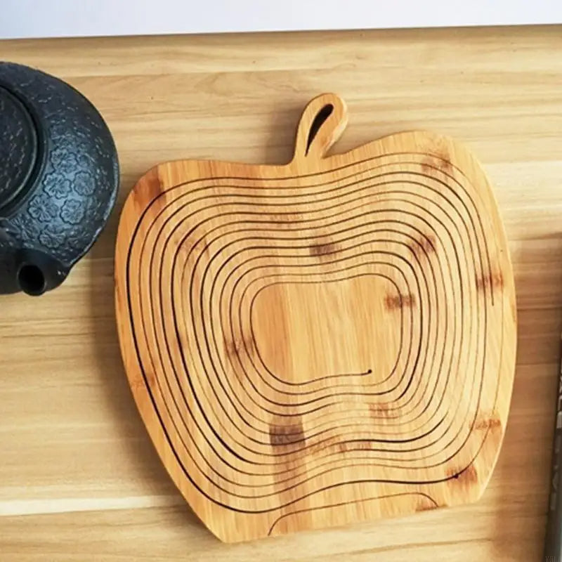 Cesta de frutas plegable y tabla de cortar