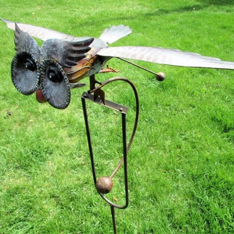 Arte para jardín-Decoración de patio con pájaros