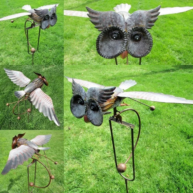 Arte para jardín-Decoración de patio con pájaros