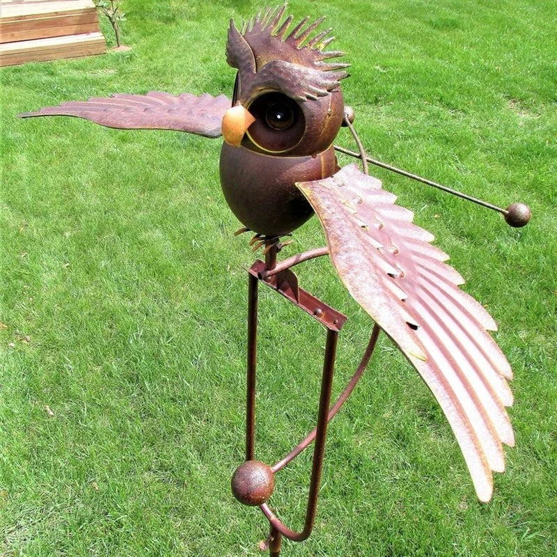 Arte para jardín-Decoración de patio con pájaros