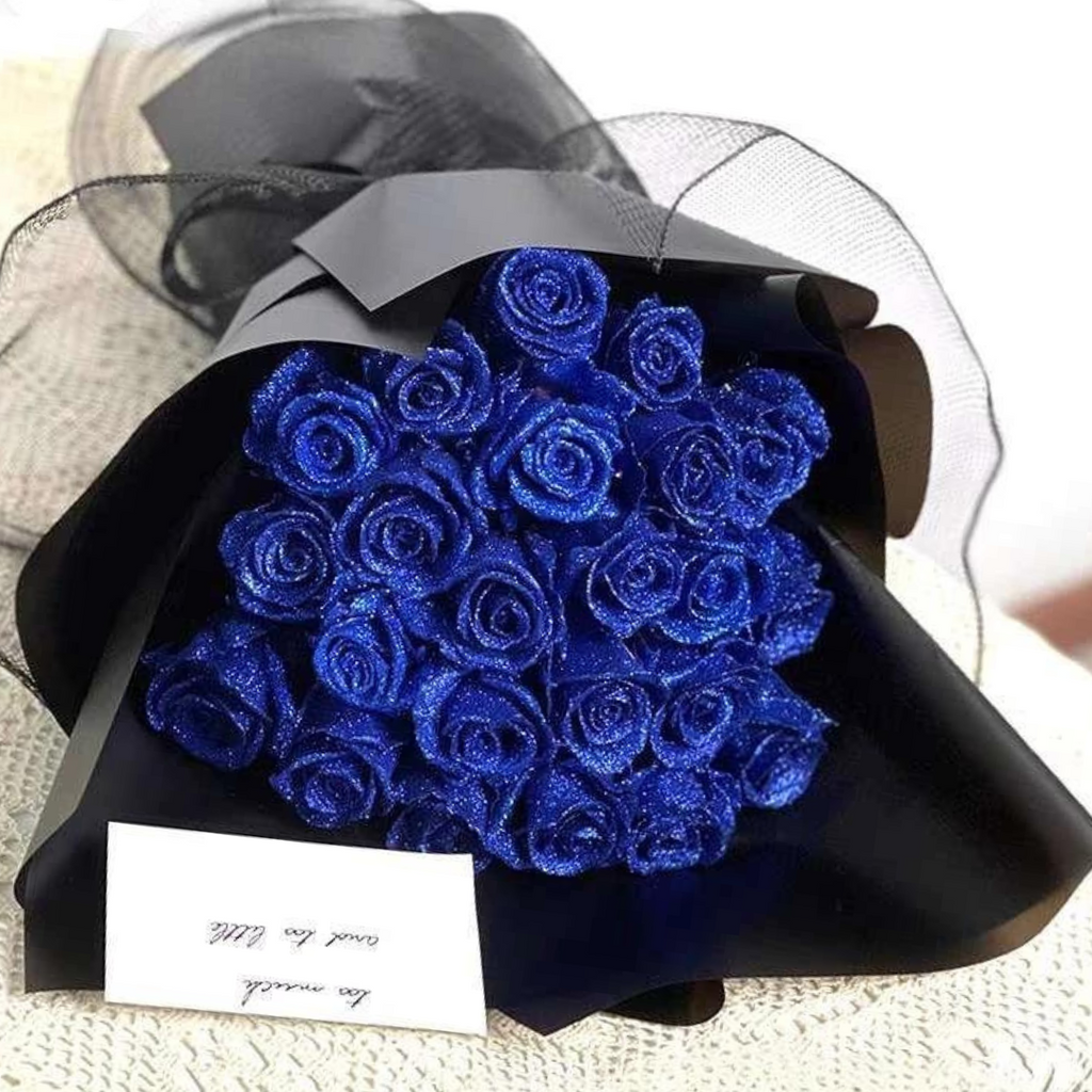 Glitter Rose Gift Decor