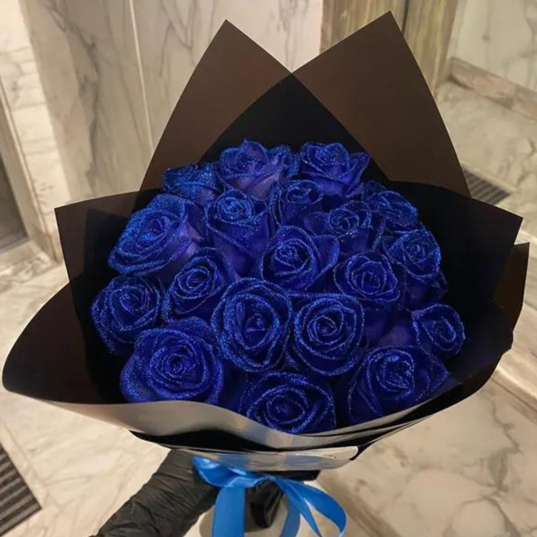 Glitter Rose Gift Decor