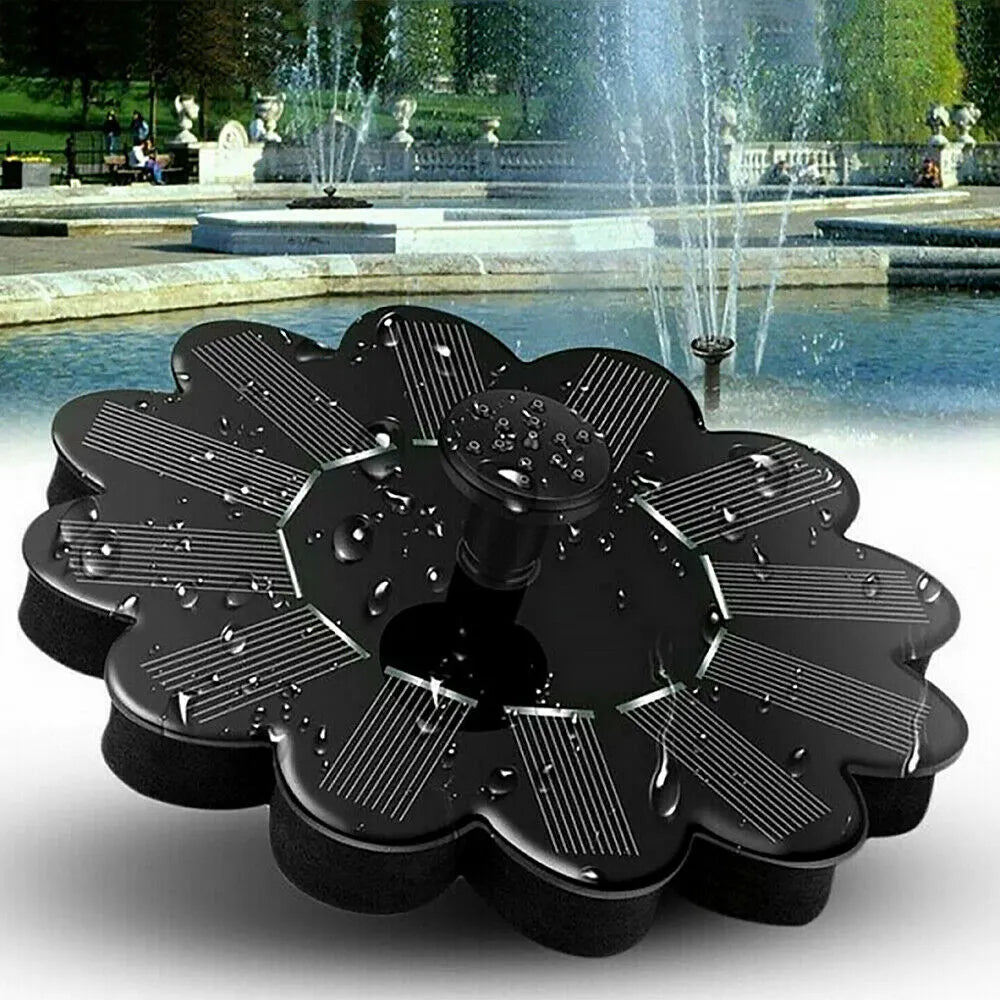 Fuente de agua con forma de flor para estanques y piscinas