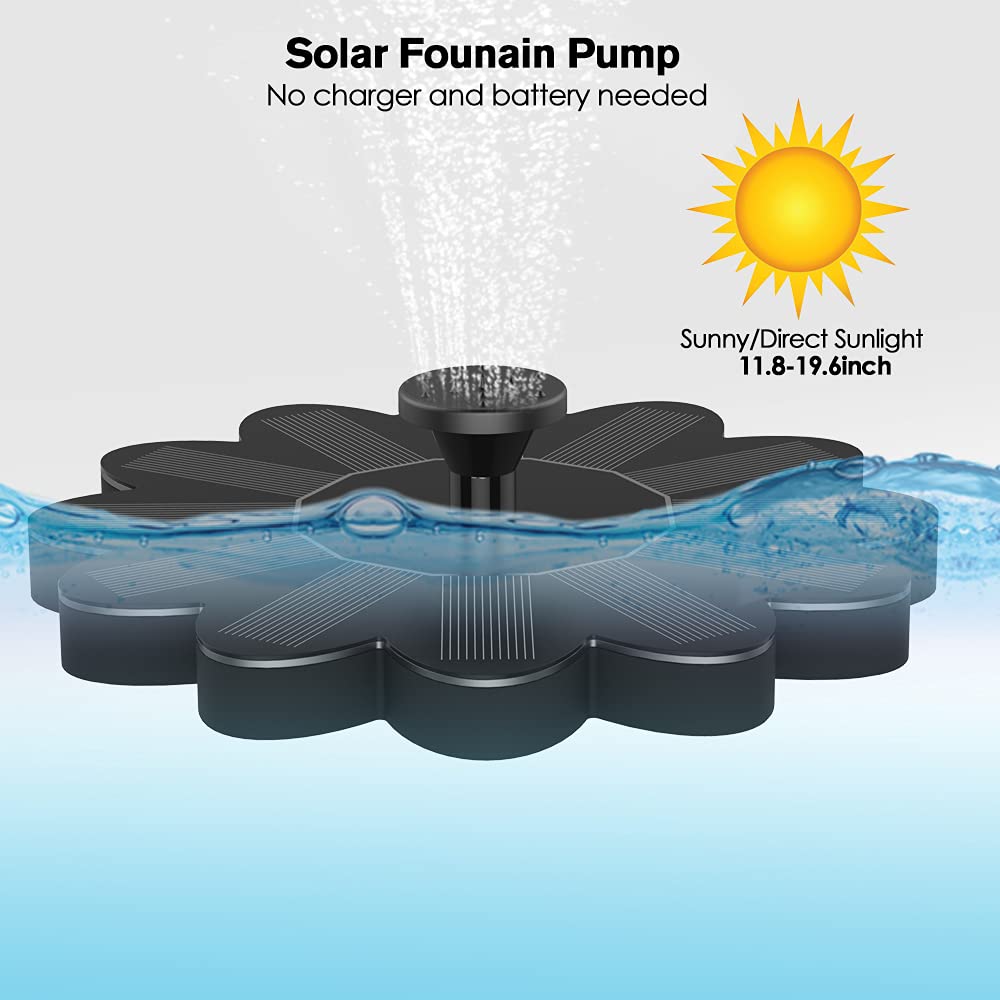 Fuente de agua con forma de flor para estanques y piscinas