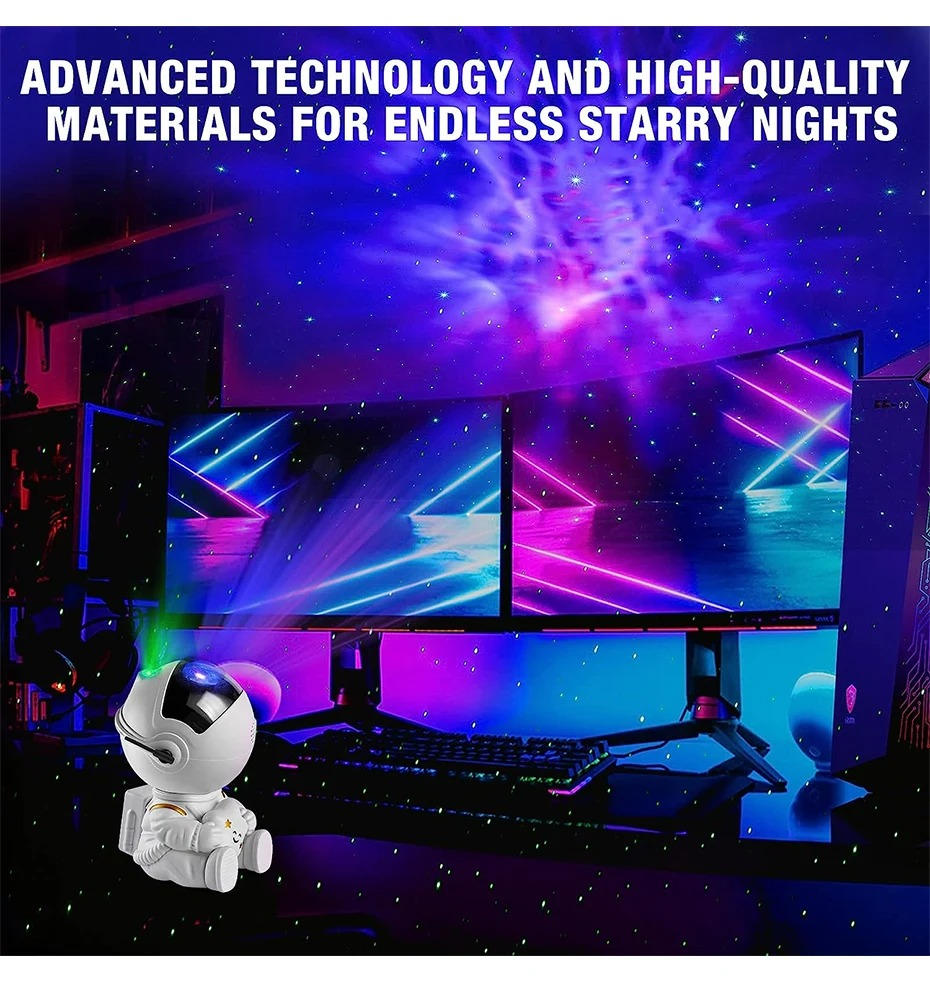 Astronaut Galaxy Light Projector