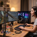 Gaming PC Microphone lifestyle