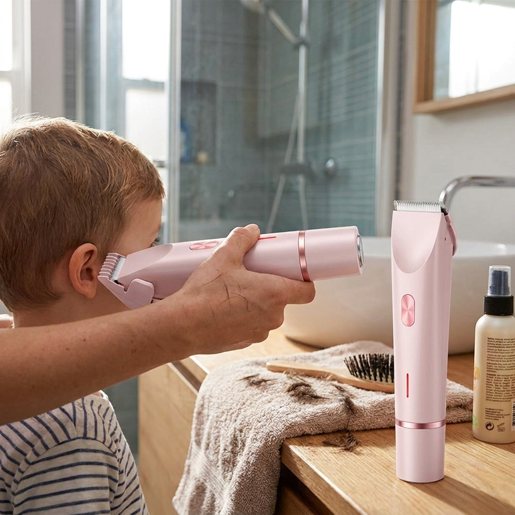 Gentle Electric Hair Trimmer lifestyle