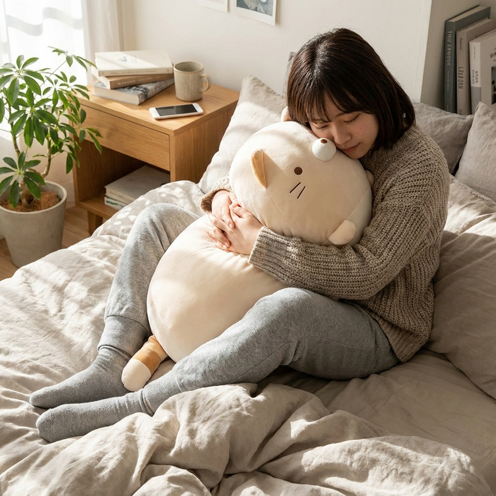 Giant Ultra Squish Cartoon Plushie lifestyle