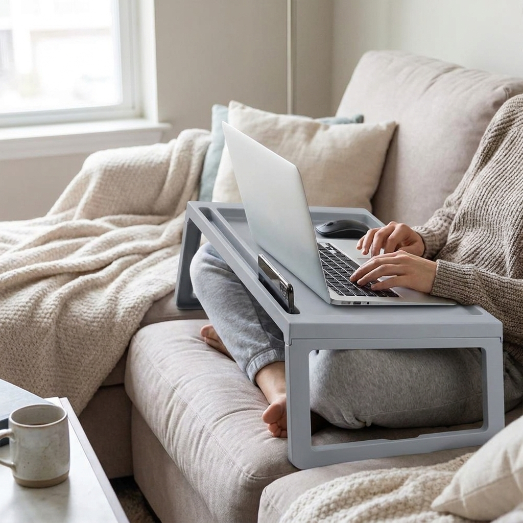 Foldable Bed Serving Tray lifestyle
