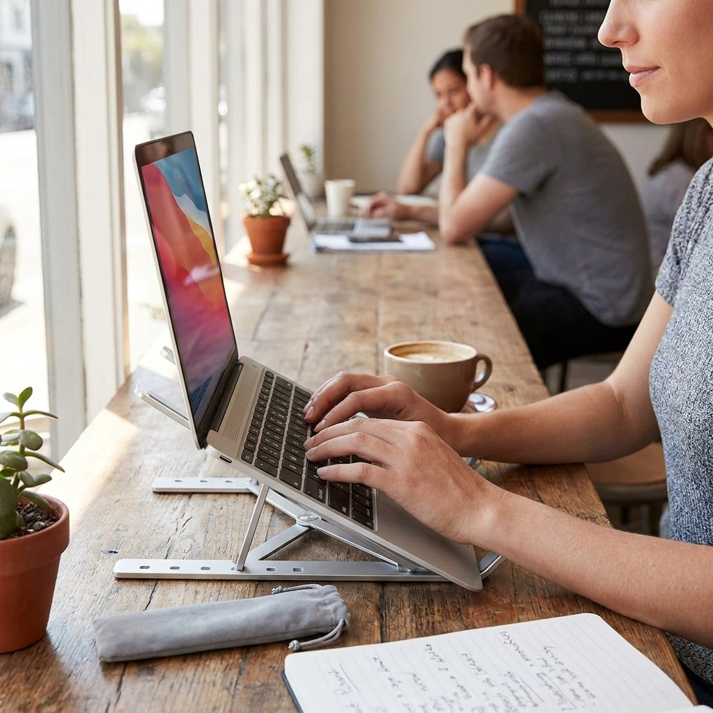 Foldable Laptop Stand lifestyle