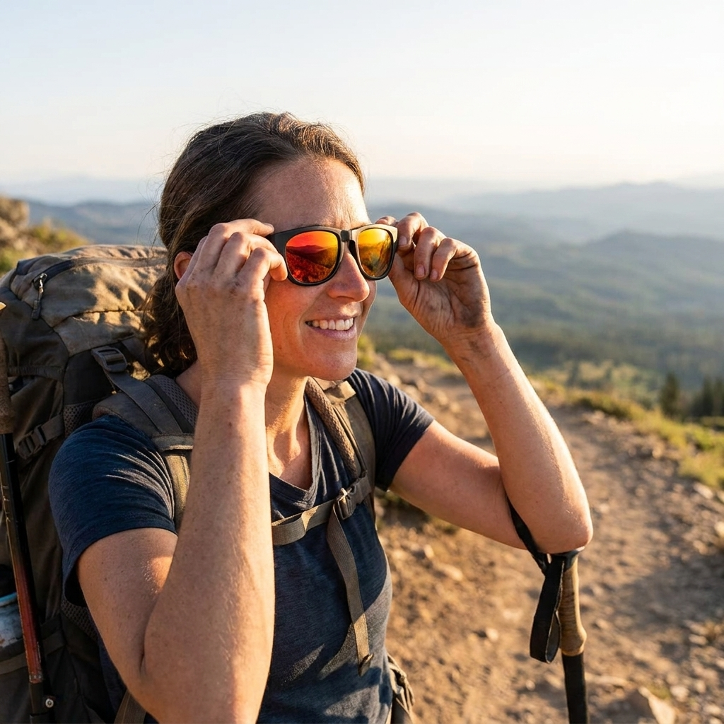 Folding Slap Sunglasses lifestyle
