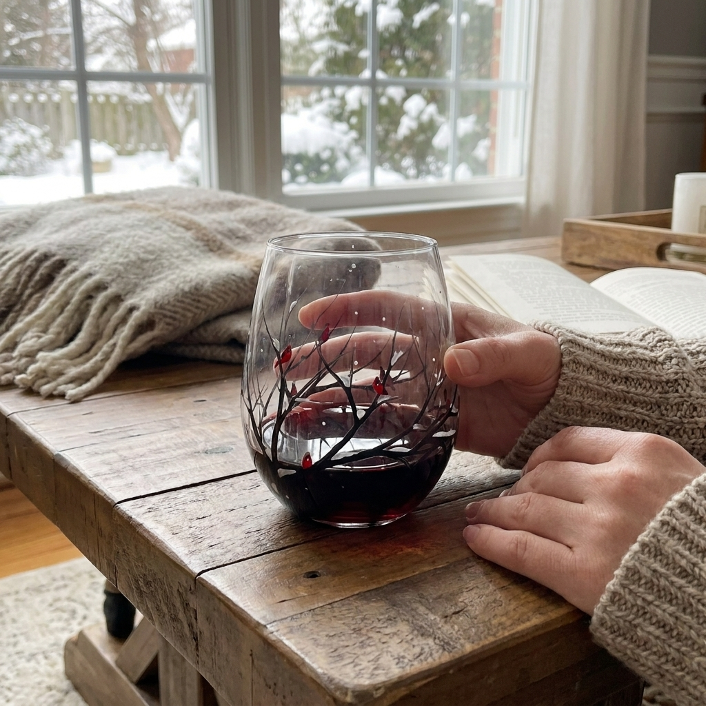 Four Seasons Wine Glasses lifestyle