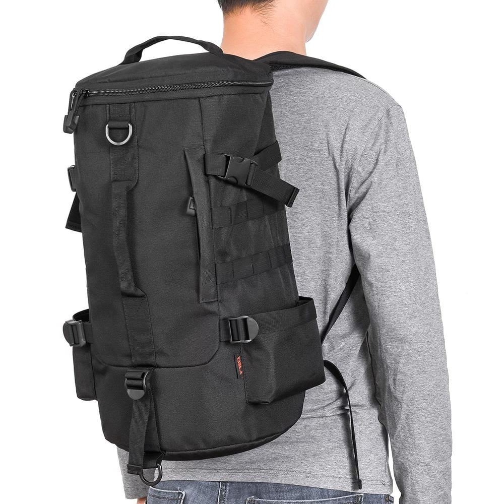 Fishing Tackle Backpack Tackle Box Organizer with Rod