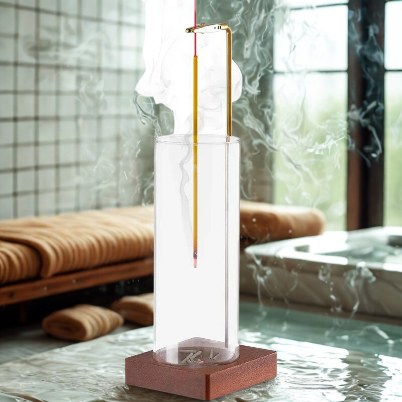 Mess-Free Glass Incense Holder