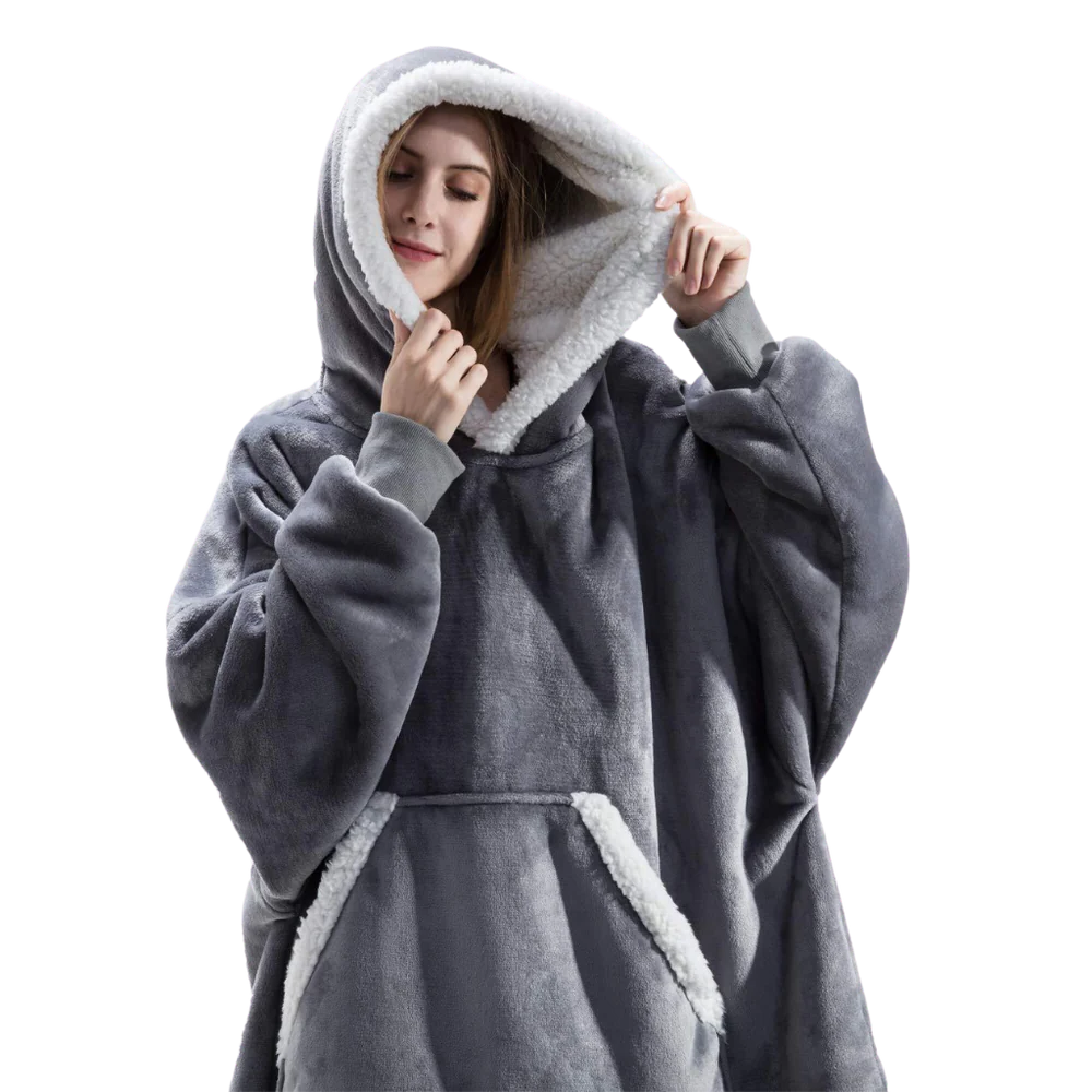Cozy Oversized Blanket Hoodie