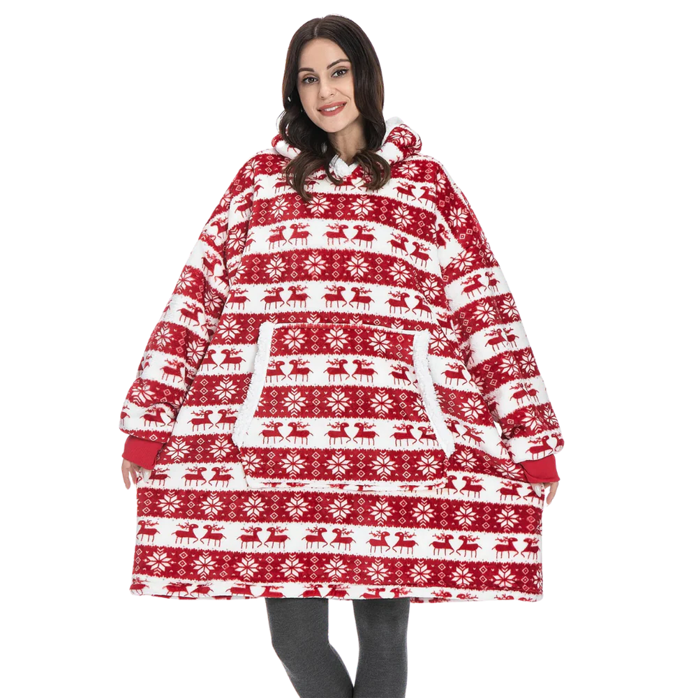 Cozy Oversized Blanket Hoodie