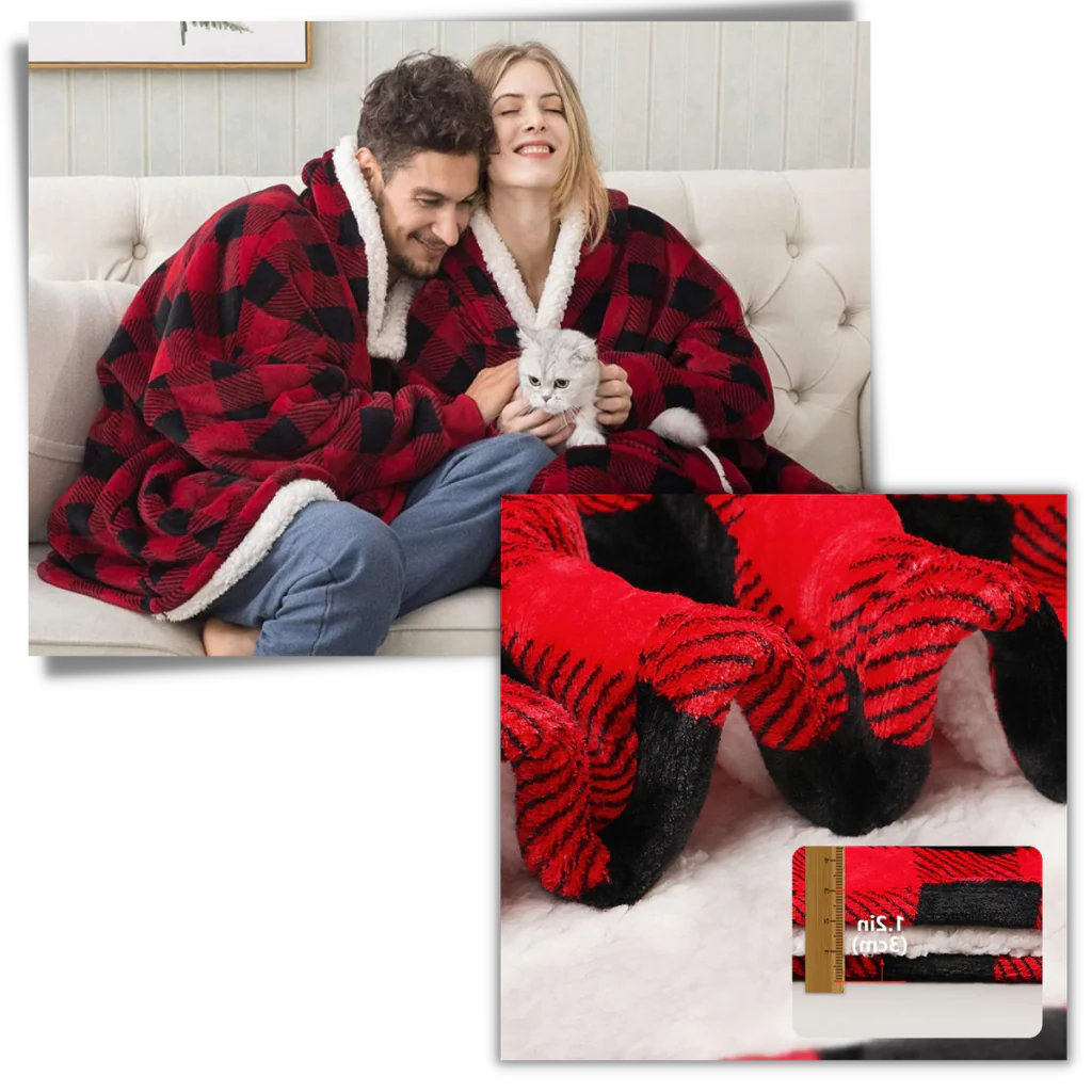 Cozy Oversized Blanket Hoodie