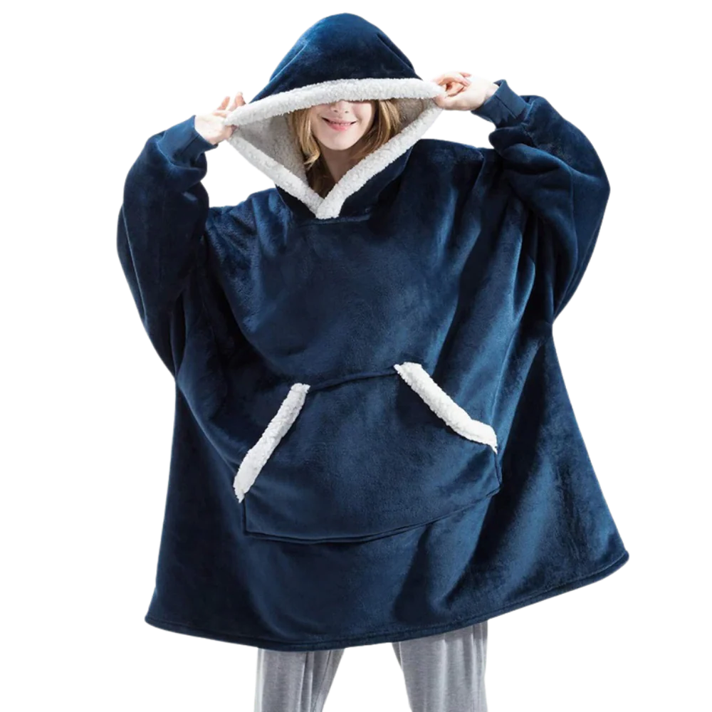 Cozy Oversized Blanket Hoodie