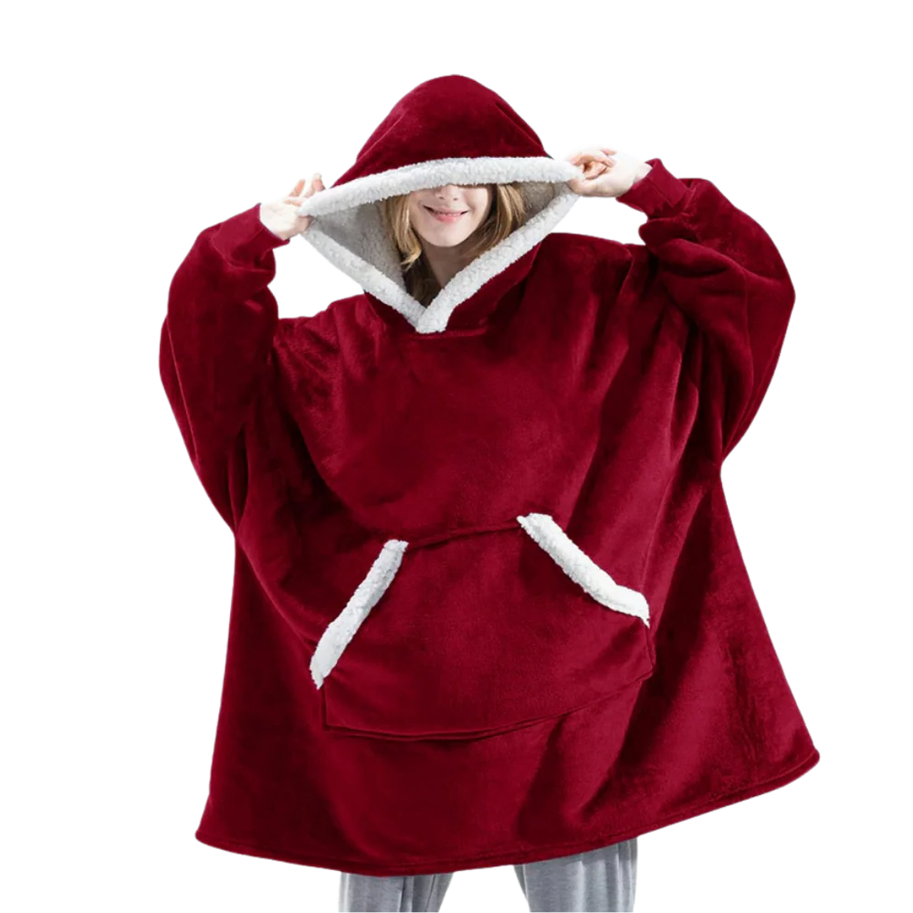 Cozy Oversized Blanket Hoodie